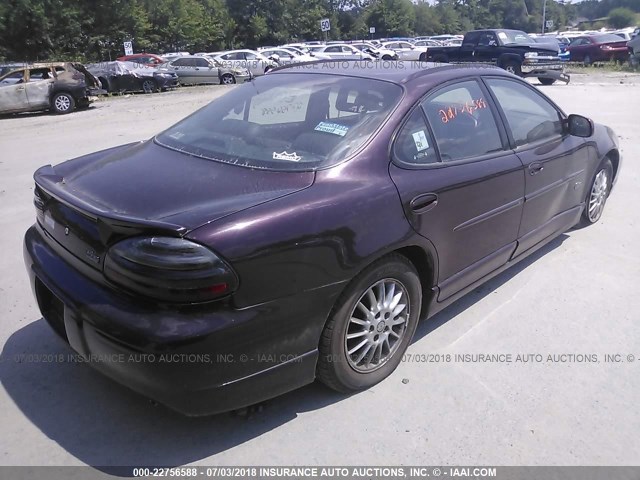 1G2WR52172F253579 - 2002 PONTIAC GRAND PRIX GTP PURPLE photo 4