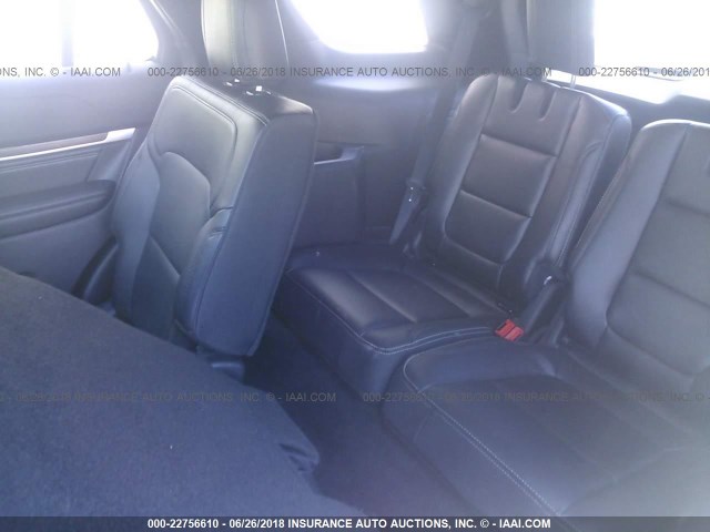 1FM5K8F85HGC93954 - 2017 FORD EXPLORER LIMITED შავი ფოტო 8