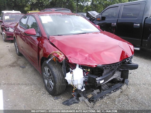 5NPD84LF3JH316370 - 2018 HYUNDAI ELANTRA SEL/VALUE/LIMITED RED photo 1