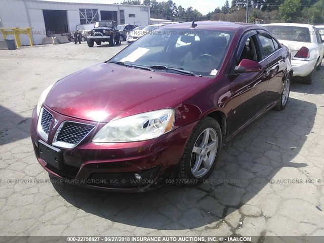 1G2ZJ57K794272340 - 2009 PONTIAC G6 BURGUNDY photo 2
