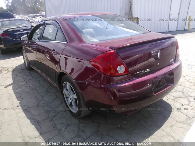 1G2ZJ57K794272340 - 2009 PONTIAC G6 BURGUNDY photo 3