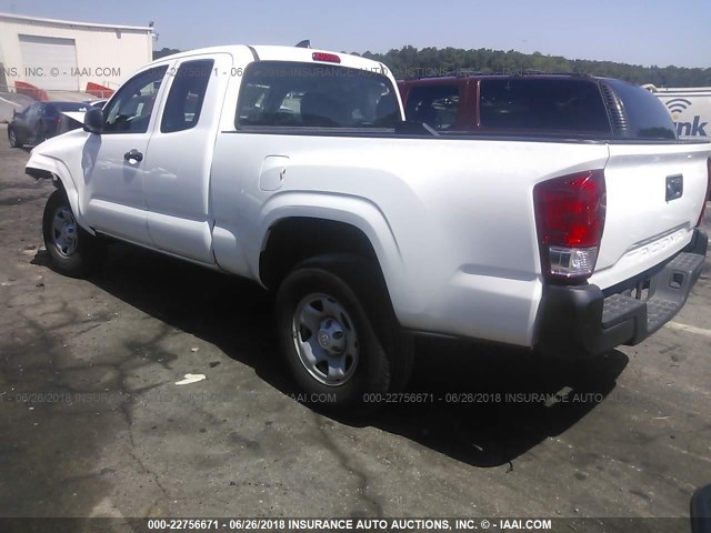 5TFRX5GN0GX071024 - 2016 TOYOTA TACOMA ACCESS CAB/SR/SR5 SILVER photo 3