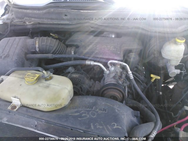 3D7KU26D14G197626 - 2004 DODGE RAM 2500 ST/SLT 银色 照片 10