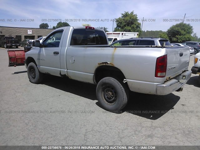 3D7KU26D14G197626 - 2004 DODGE RAM 2500 ST/SLT SILVER photo 3