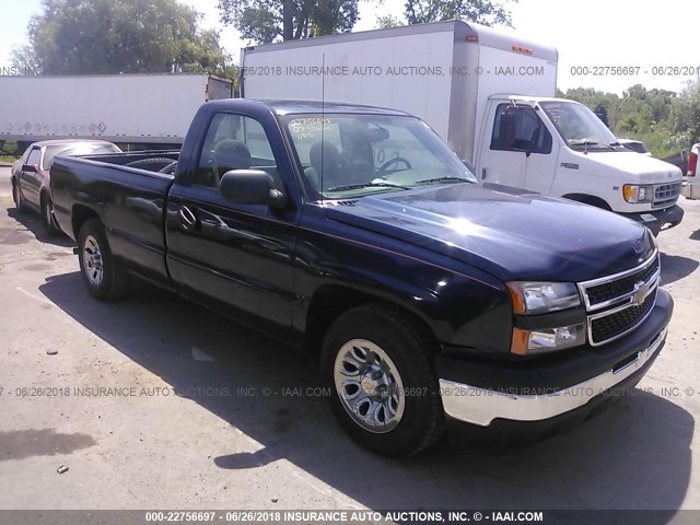 3GCEC14X27G249657 - 2007 CHEVROLET SILVERADO C1500 CLASSIC Dark Blue photo 1