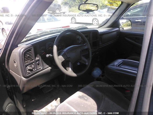 3GCEC14X27G249657 - 2007 CHEVROLET SILVERADO C1500 CLASSIC Dark Blue photo 5