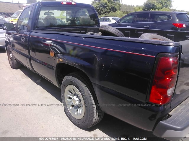 3GCEC14X27G249657 - 2007 CHEVROLET SILVERADO C1500 CLASSIC Dark Blue photo 6