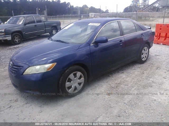 4T1BE46K19U299249 - 2009 TOYOTA CAMRY SE/LE/XLE BLUE photo 2