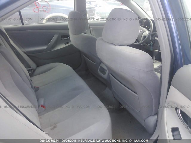4T1BE46K19U299249 - 2009 TOYOTA CAMRY SE/LE/XLE BLUE photo 8