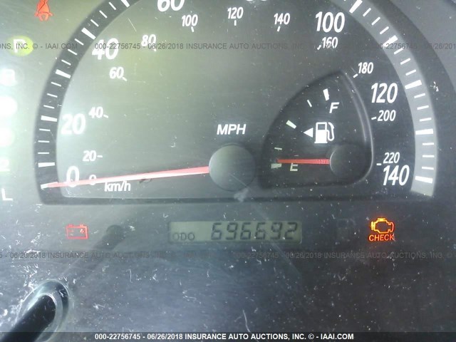 4T1BE32K42U585134 - 2002 TOYOTA CAMRY LE/XLE/SE მწვანე ფოტო 7