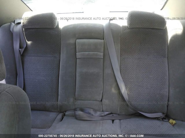 4T1BE32K42U585134 - 2002 TOYOTA CAMRY LE/XLE/SE მწვანე ფოტო 8