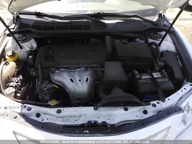 4T1BE46K09U854160 - 2009 TOYOTA CAMRY SE/LE/XLE თეთრი ფოტო 10