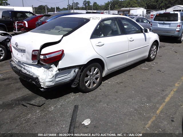 4T1BE46K09U854160 - 2009 TOYOTA CAMRY SE/LE/XLE WHITE photo 4