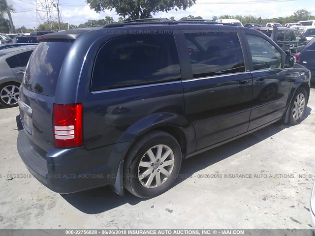 2A8HR54P68R660728 - 2008 CHRYSLER TOWN & COUNTRY TOURING BLUE photo 4