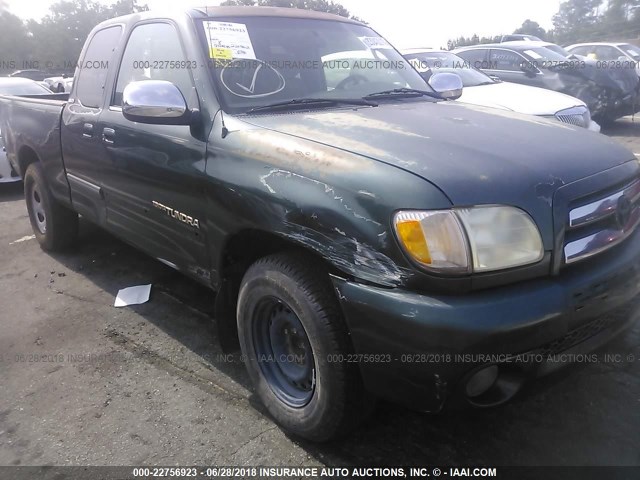 5TBRT34173S383870 - 2003 TOYOTA TUNDRA ACCESS CAB SR5 GREEN photo 6