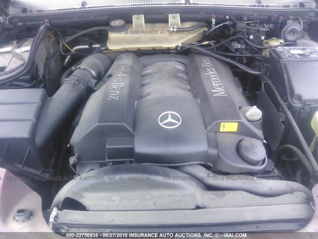 4JGAB72E5YA182991 - 2000 MERCEDES-BENZ ML 430 栗色 照片 10