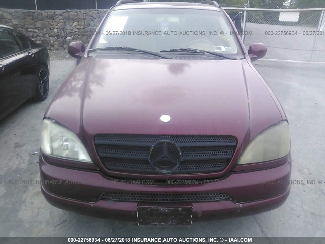 4JGAB72E5YA182991 - 2000 MERCEDES-BENZ ML 430 栗色 照片 6