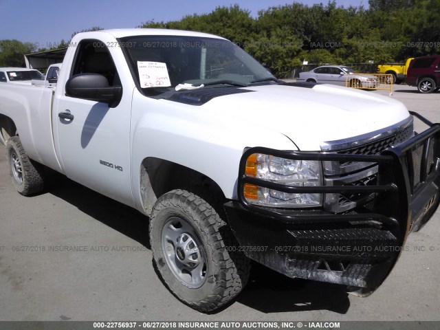 1GC0KVCG3DZ132350 - 2013 CHEVROLET SILVERADO K2500 HEAVY DUTY WHITE photo 1