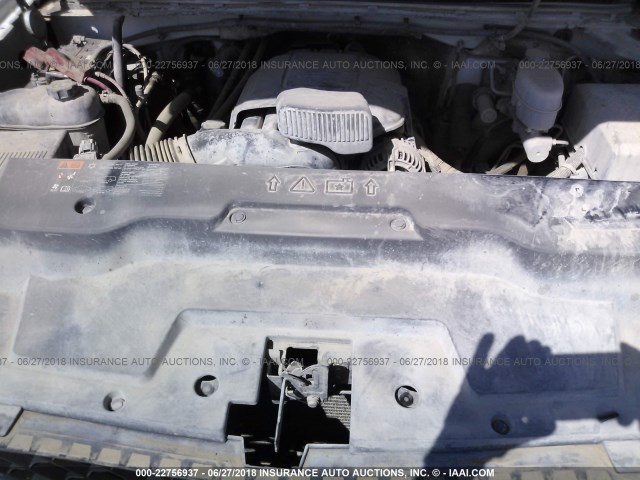 1GC0KVCG3DZ132350 - 2013 CHEVROLET SILVERADO K2500 HEAVY DUTY WHITE photo 10