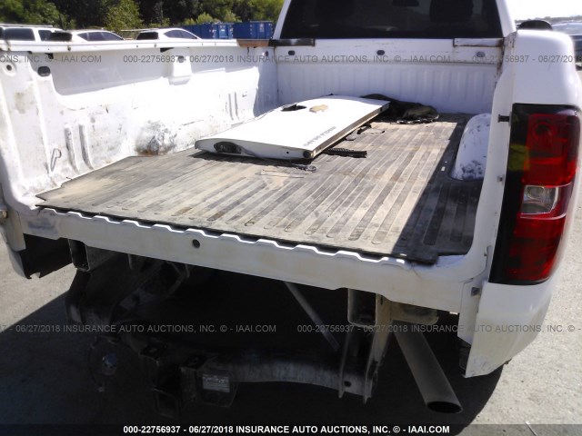1GC0KVCG3DZ132350 - 2013 CHEVROLET SILVERADO K2500 HEAVY DUTY WHITE photo 6