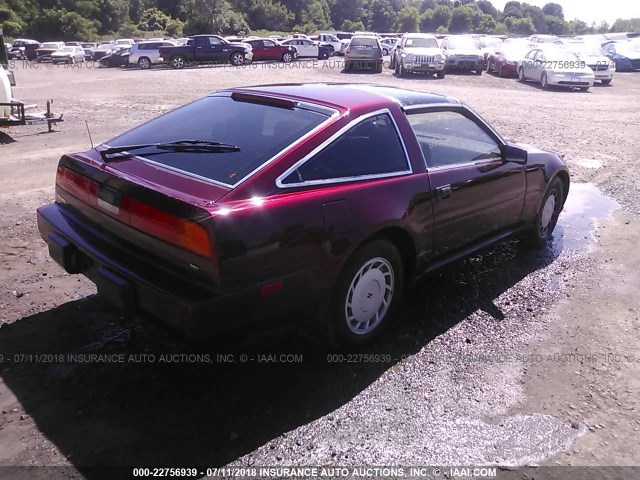 JN1HZ16S1JX203322 - 1988 NISSAN 300ZX 2+2 RED photo 4