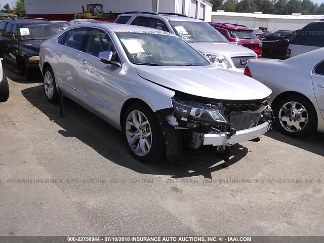 2G1125S33J9147075 - 2018 CHEVROLET IMPALA PREMIER SILVER photo 1