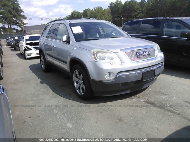 1GKER23D59J141177 - 2009 GMC ACADIA SLT-1 SILVER photo 1
