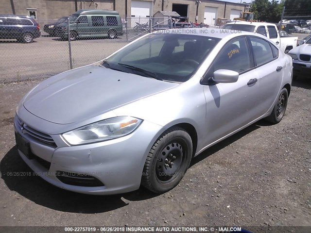 1C3CDFAA3DD329841 - 2013 DODGE DART SE/AERO GRAY photo 2