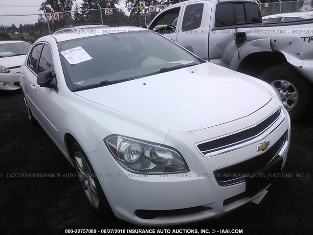 1G1ZB5E02CF149883 - 2012 CHEVROLET MALIBU LS WHITE photo 1