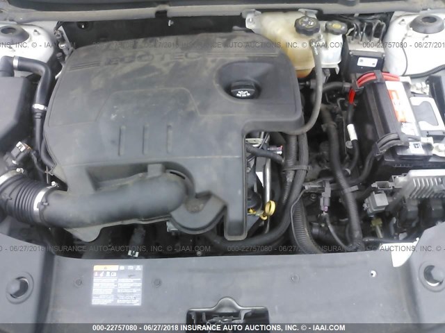 1G1ZB5E02CF149883 - 2012 CHEVROLET MALIBU LS WHITE photo 10