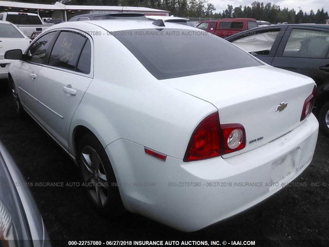 1G1ZB5E02CF149883 - 2012 CHEVROLET MALIBU LS WHITE photo 3