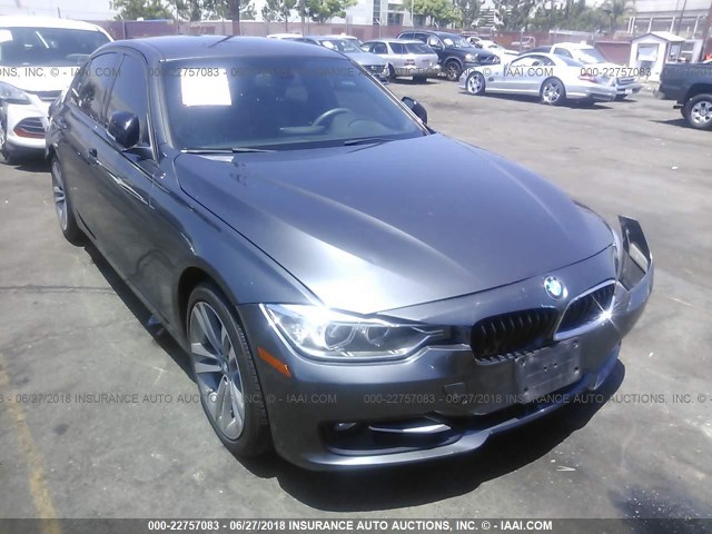 WBA3C1G53ENR49867 - 2014 BMW 328 I SULEV GRAY photo 1