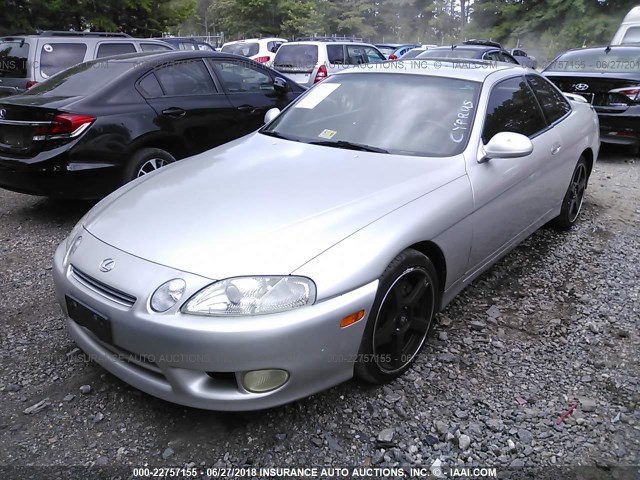 JT8CD32Z2X1005508 - 1999 LEXUS SC 300 SILVER photo 2