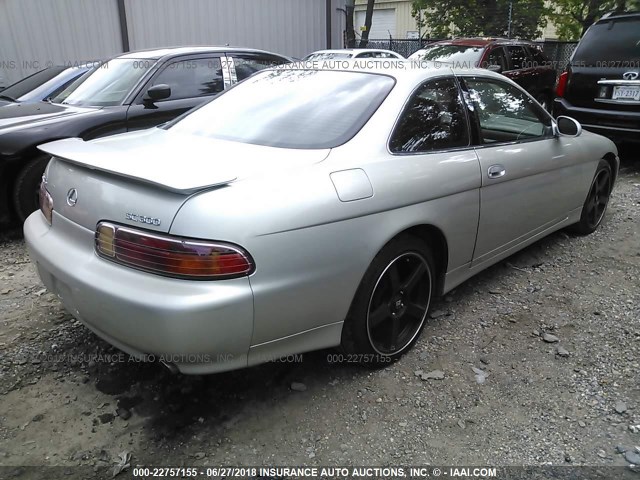 JT8CD32Z2X1005508 - 1999 LEXUS SC 300 SILVER photo 4