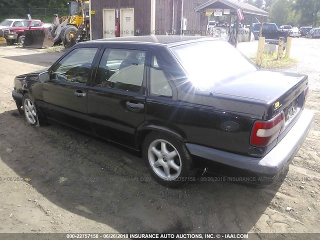 YV1LS5549T1281210 - 1996 VOLVO 850 GLT BLACK photo 3