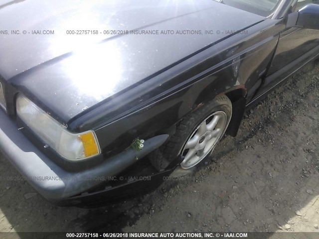 YV1LS5549T1281210 - 1996 VOLVO 850 GLT BLACK photo 6