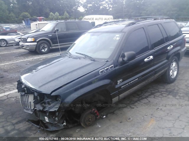 1J4GX48S44C381552 - 2004 JEEP GRAND CHEROKEE LAREDO/COLUMBIA/FREEDOM 黑色 照片 2