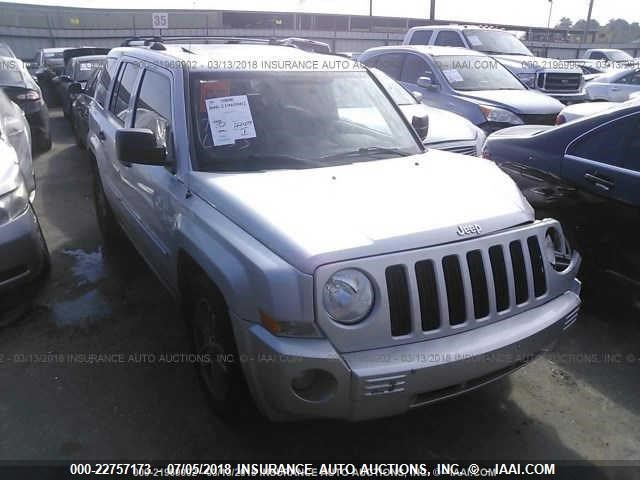 1J8FT48W57D251853 - 2007 JEEP PATRIOT LIMITED SILVER photo 1