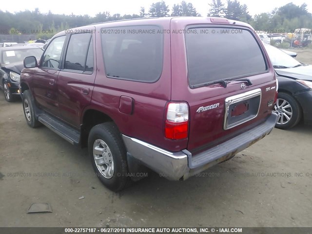 JT3HN86R520386866 - 2002 TOYOTA 4RUNNER SR5 RED photo 3