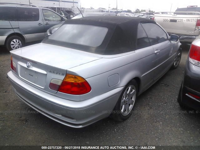 WBABR3340YEA82292 - 2000 BMW 323 CI SILVER photo 4