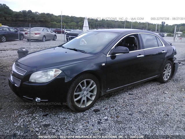 1G1ZK577884259656 - 2008 CHEVROLET MALIBU LTZ 黑色 照片 2