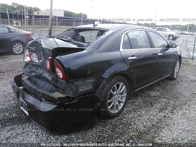 1G1ZK577884259656 - 2008 CHEVROLET MALIBU LTZ 黑色 照片 4
