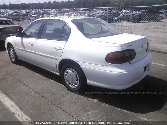 1G1ND52J3Y6109552 - 2000 CHEVROLET MALIBU WHITE photo 3