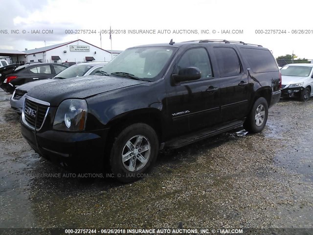 1GKS1KE01DR339298 - 2013 GMC YUKON XL C1500 SLT BLACK photo 2