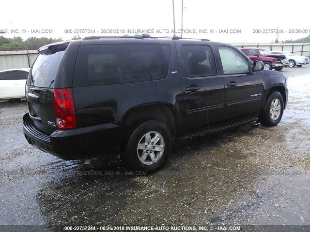 1GKS1KE01DR339298 - 2013 GMC YUKON XL C1500 SLT BLACK photo 4