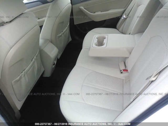 5NPE24AA7GH402190 - 2016 HYUNDAI SONATA ECO WHITE photo 8