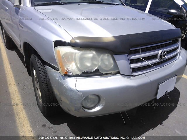 JTEGF21AX30075871 - 2003 TOYOTA HIGHLANDER LIMITED SILVER photo 6