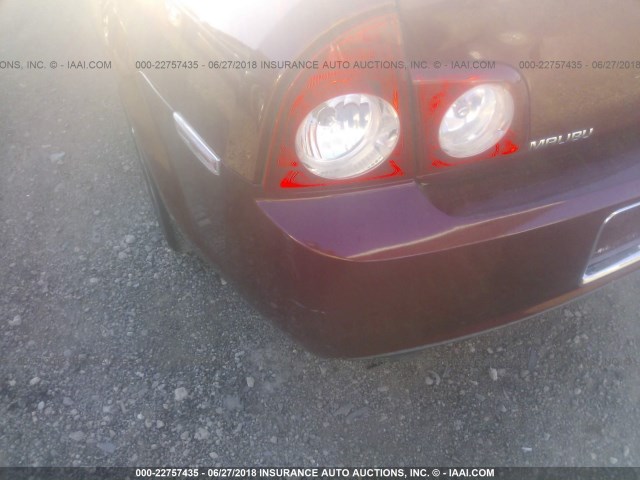 1G1ZK57708F165663 - 2008 CHEVROLET MALIBU LTZ BURGUNDY photo 6