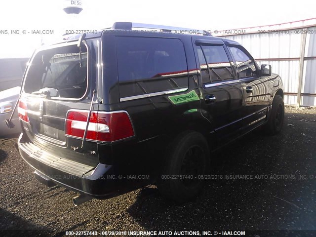 5LMFU27597LJ25737 - 2007 LINCOLN NAVIGATOR BLACK photo 4