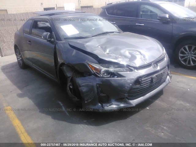 JTKJF5C75E3067460 - 2014 TOYOTA SCION TC 灰色 照片 1